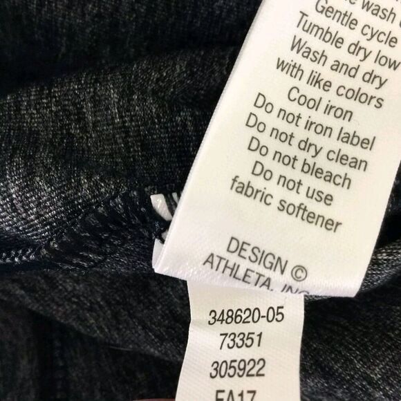 ATHLETA Womens Space Dye Metro Jogger Athleisure Stretch Pants Gray Size Small - Picture 13 of 14